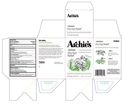 Archies Dry Eye Relief 30ct.jpg Archie's Dry Eye Relief 30ct - Archies Dry Eye Relief 30ct